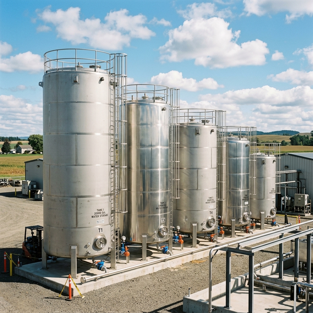 Industrial Standing Tanks